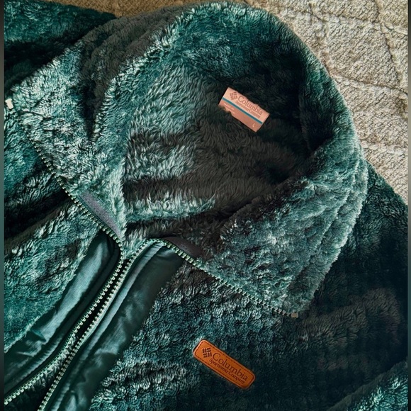Columbia Forest Green Teddy Jacket - Picture 2 of 3